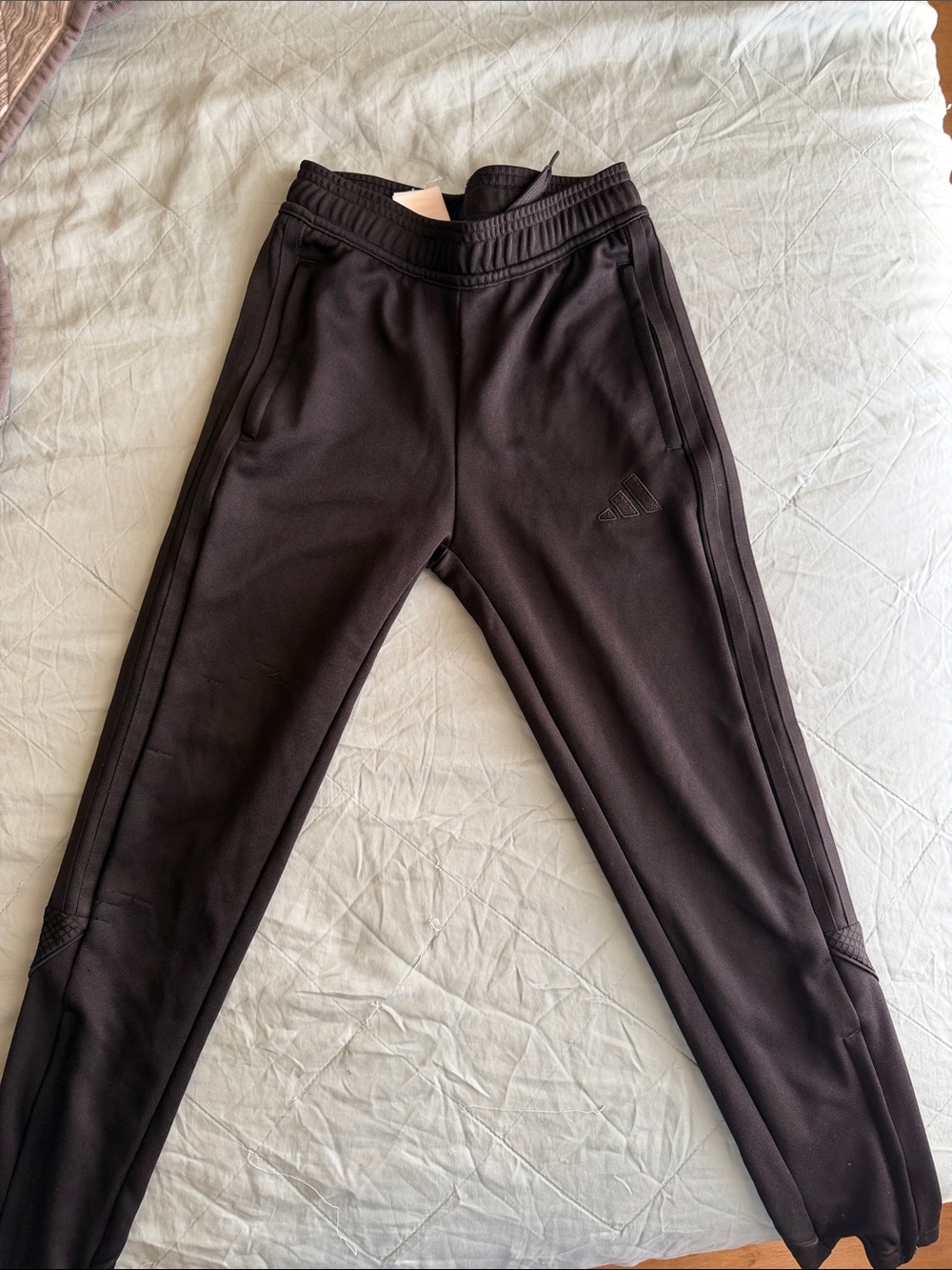 adidas Black Kids Joggers with Tonal Logo